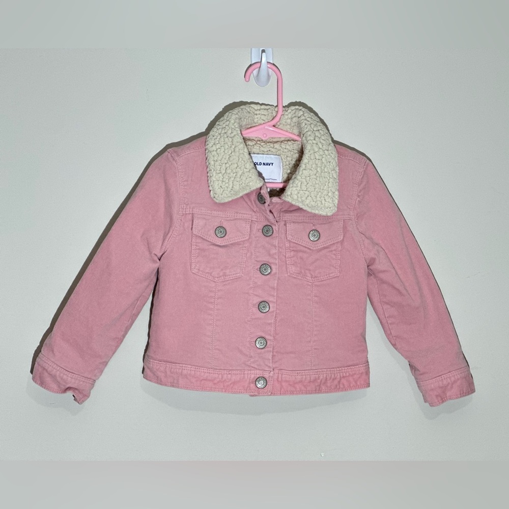 Old Navy Corduroy Pink Jacket 3t